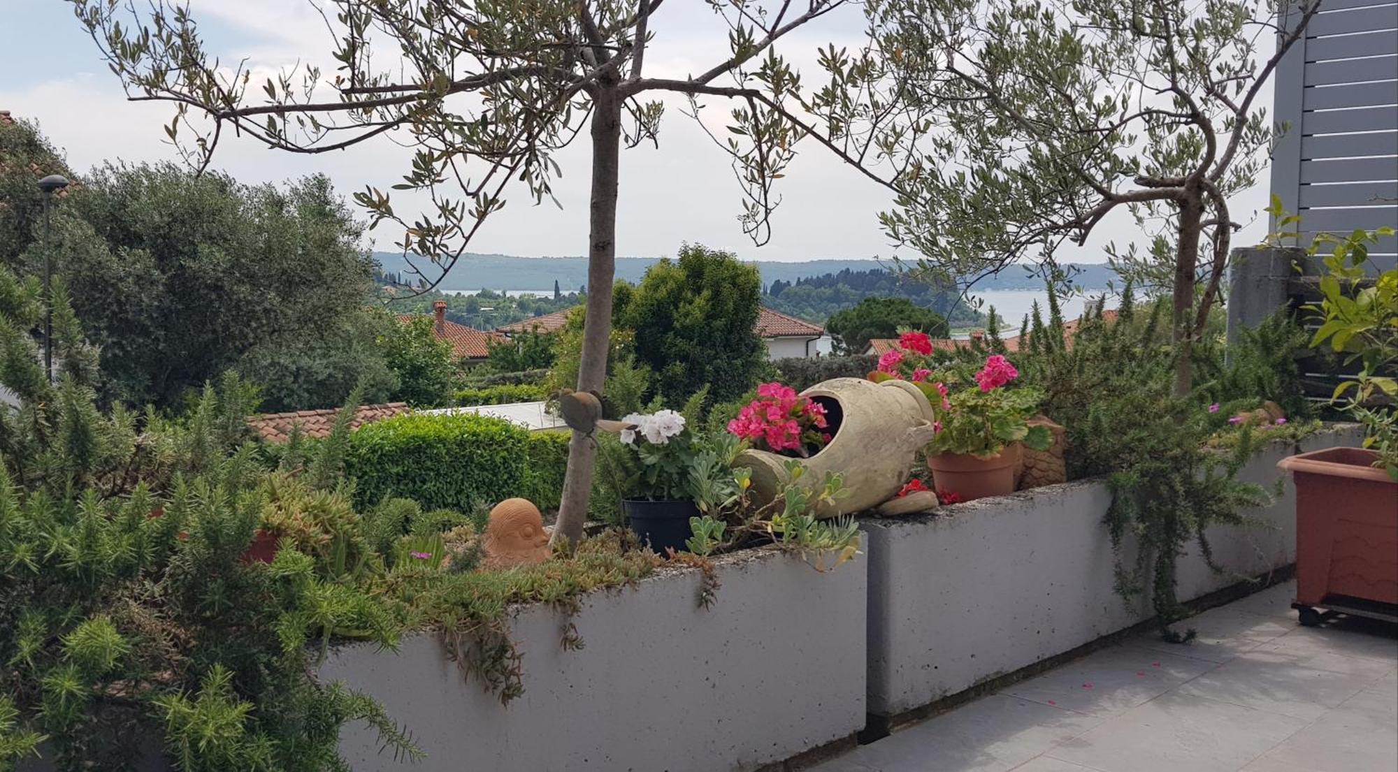 Ferienwohnung Tramontana Lucija Exterior foto