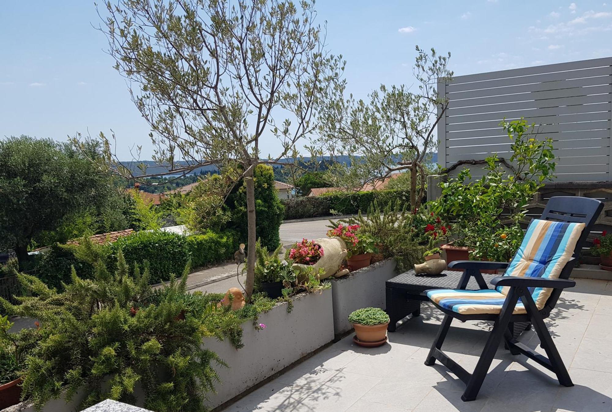 Ferienwohnung Tramontana Lucija Exterior foto